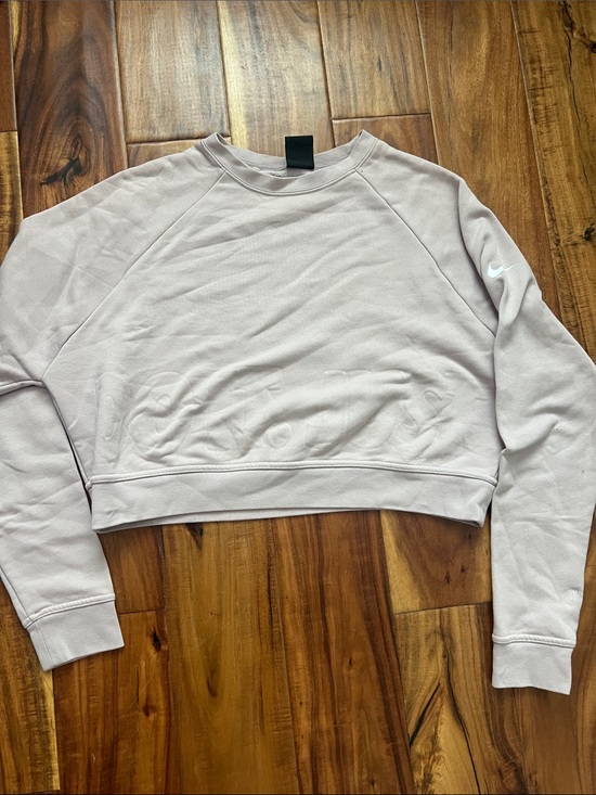 Nike Sweaters - Nike Mauve Cropped Crew Sweatshirt